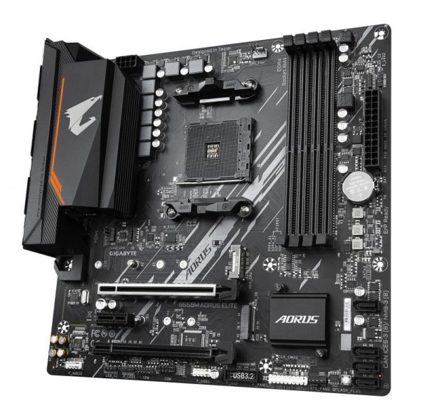 Placa de baza Gigabyte B550M AORUS ELITE, Socket AM4 - imagine 9