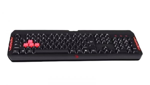 Tastatura A4Tech Bloody Q100 cu fir, US layout, neagra - imagine 10