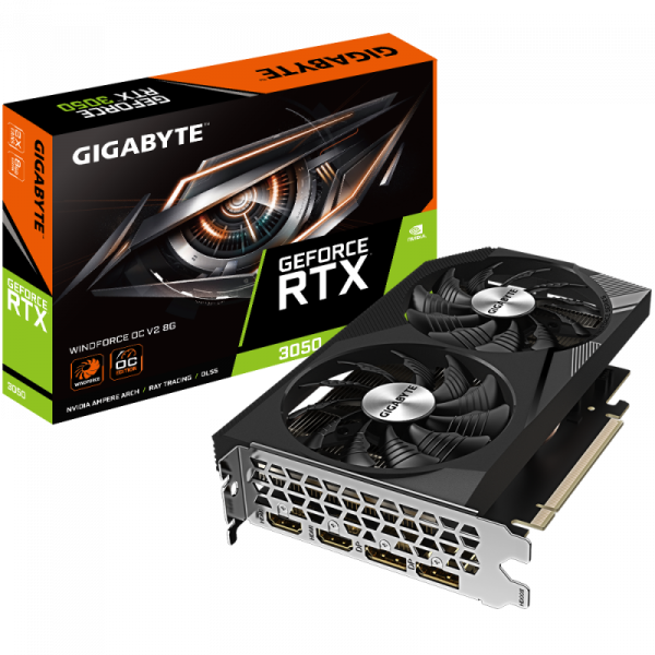 Placa Video GIGABYTE GEFORCE RTX 3050 WINDFORCE OC 8G V2 - imagine 4