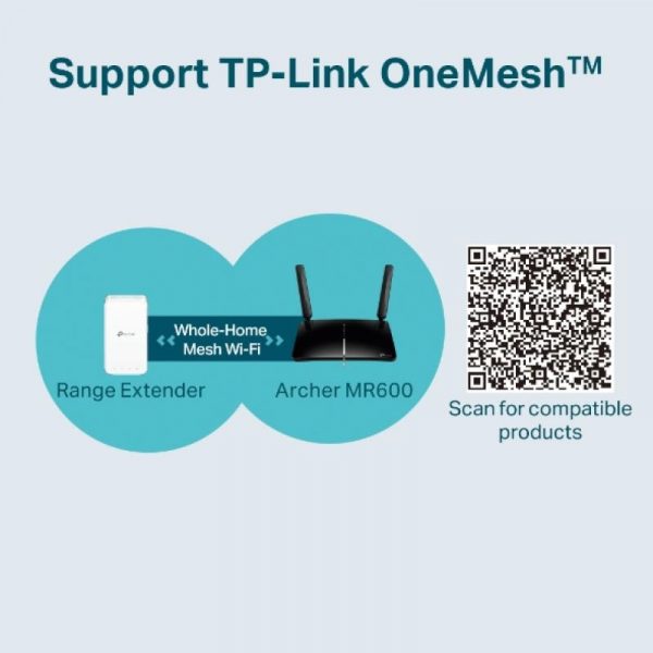 TP-LINK AC1200 Wireless Dual Band 4G + cat6 Router, ARCHER - imagine 10