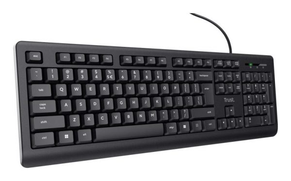 Tastatura cu fir Trust, negru - imagine 6