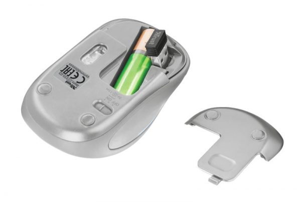 Mouse Trust Yvi FX, Wireless, alb - imagine 11