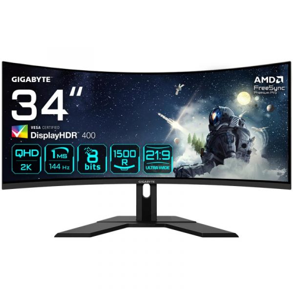 GIGABYTE G34WQC A Gaming Monitor 34" - imagine 4
