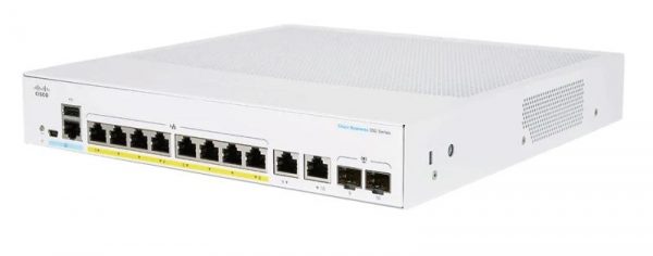 Switch  CISCO CBS250-8P-E-2G, 8 PORTURI 10/100/1000, 2 x SFP, - imagine 3