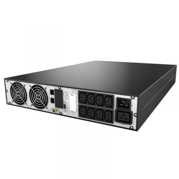 UPS nJoy Balder 3000, 3000VA/ 3000W, On-line, LCD Display, Montare - imagine 15