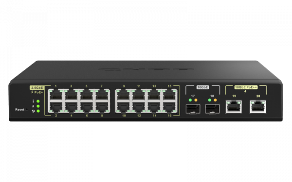 Switch QNAP M2116P CPU Microchip VSC7448-02, 16 porturi 2.5GbE (RJ45) - imagine 4