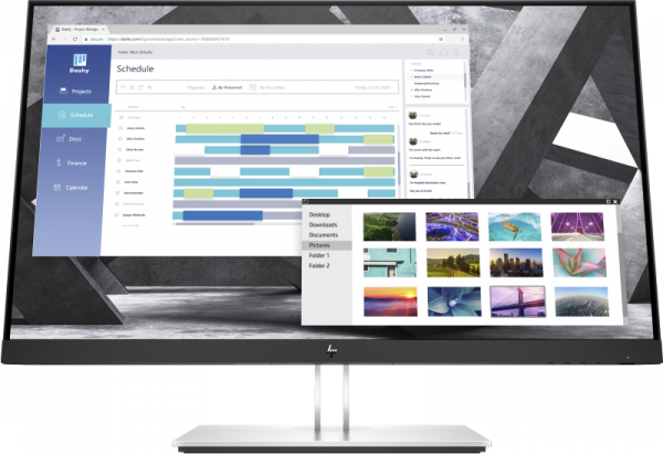 MONITOR LED HP EliteDisplay E27q G4, 27inch, QHD IPS, 5ms,