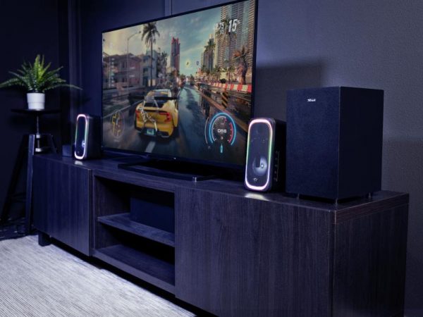 Boxe Stereo 2.1 Trust GXT 635 RUMAX RGB, 80 W, - imagine 11