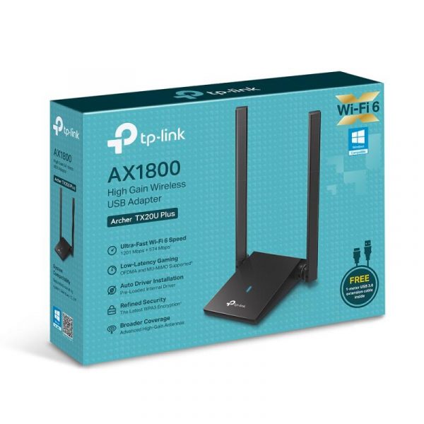 Adaptor wireless TP-Link, ARCHER TX20 PLUS, AX1800, 2 x antene - imagine 12