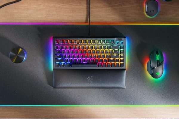 Tastatura mecanica gaming BlackWidow V4 75%, taste ABS, layout Intls. - imagine 6