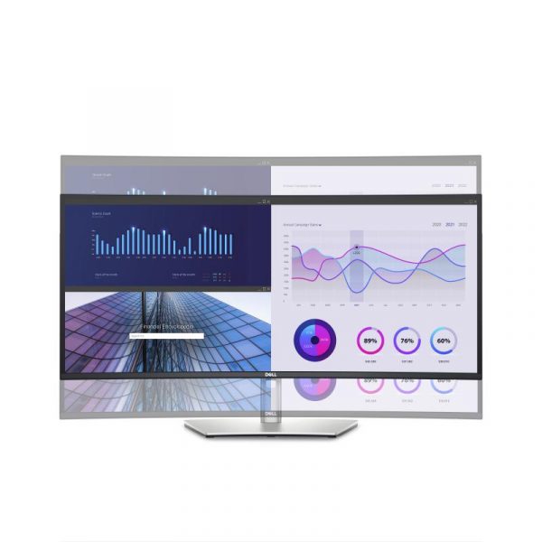 Monitor Dell Curved USB-C 34", UWQHD, 86.72 cm, 3440 x - imagine 12