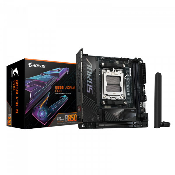 Placa de Baza GIGABYTE B850I AORUS PRO AM5, 2x DDR5,