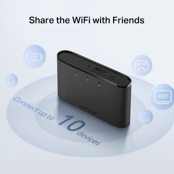 MERCUSYS 4G LTE MOBILE WI-FI MT110, Standarde wireless: IEEE 802.11a/b/g/n - imagine 12