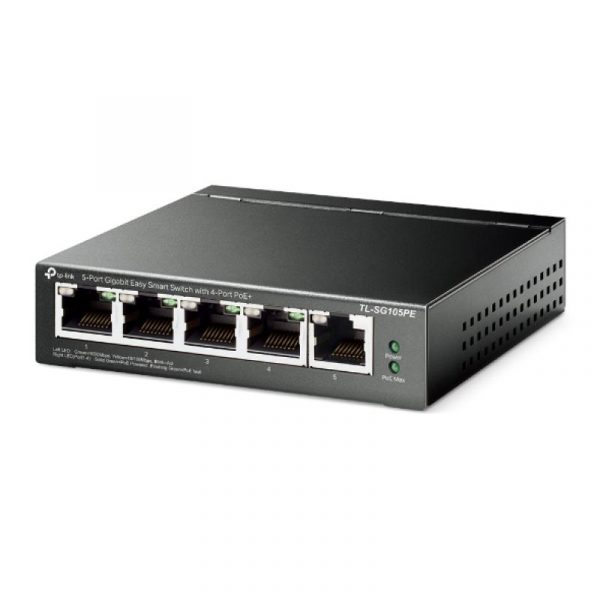 "5-Port Gigabit Easy Smart Switch with 4-Port PoE+ PORT: 4× - imagine 7