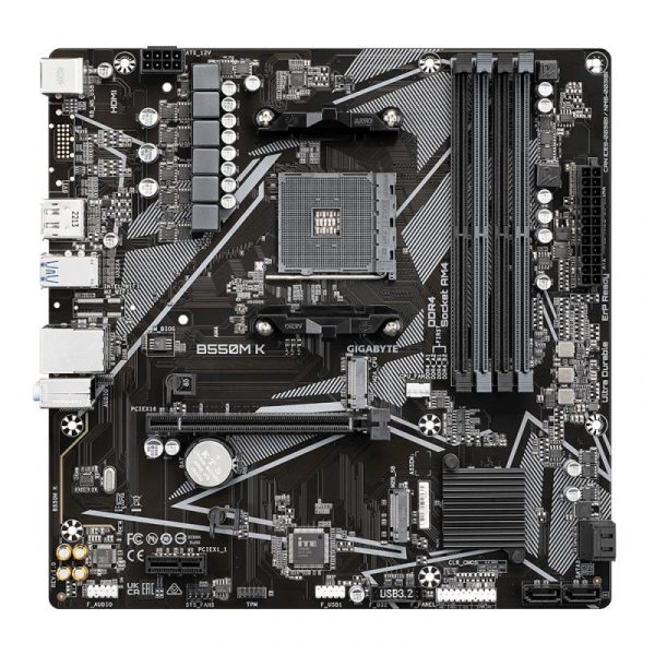 Placa de baza Gigabyte B550M K AM4 DDR4 - imagine 8