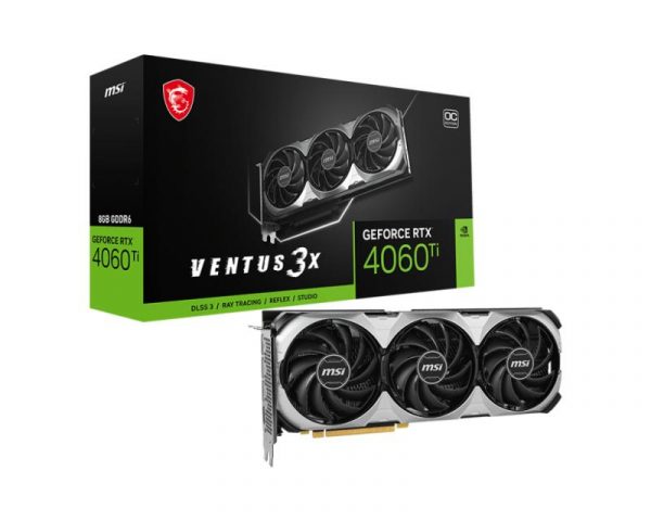 Placa Video MSI GEFORCE RTX 4060 TI VENTUS 3X E - imagine 3