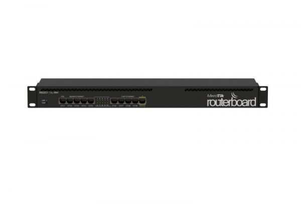 ROUTER MIKROTIK RB2011IL-RM, 5xLAN Fast Ethernet, 5xLAN Gigabit, PoEouton port - imagine 3