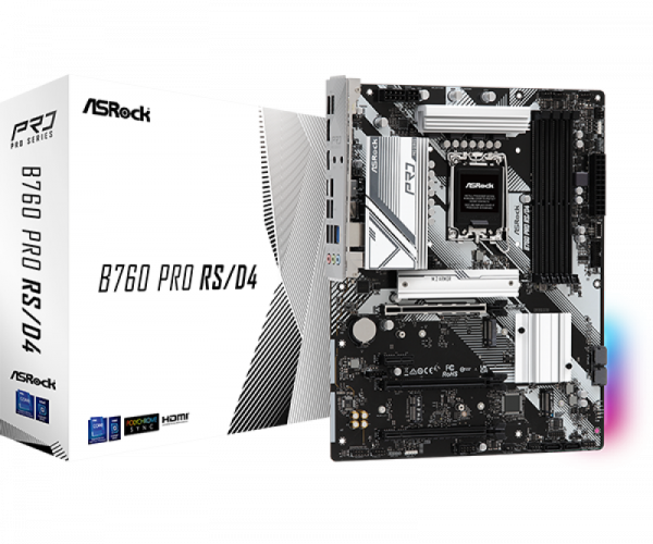 Placa de baza Asrock B760 Pro RS LGA1700, 4x DDR4 - imagine 6