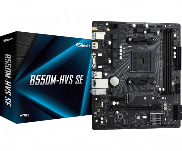 Placa de baza ASROCK B550M-HVS SE AM4 - imagine 5