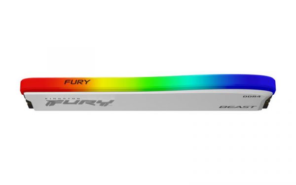 Memorie RAM Kingston Fury Beast White, DIMM, DDR4, 16GB, CL18, - imagine 7