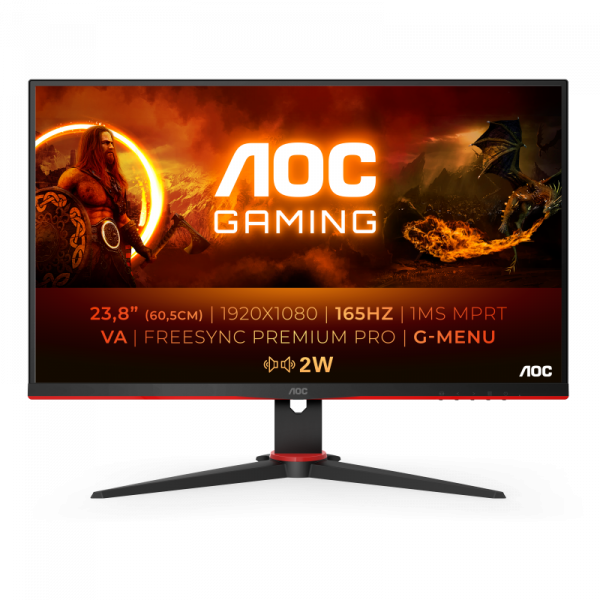 Monitor AOC 23.8" 24G2SAE/BK