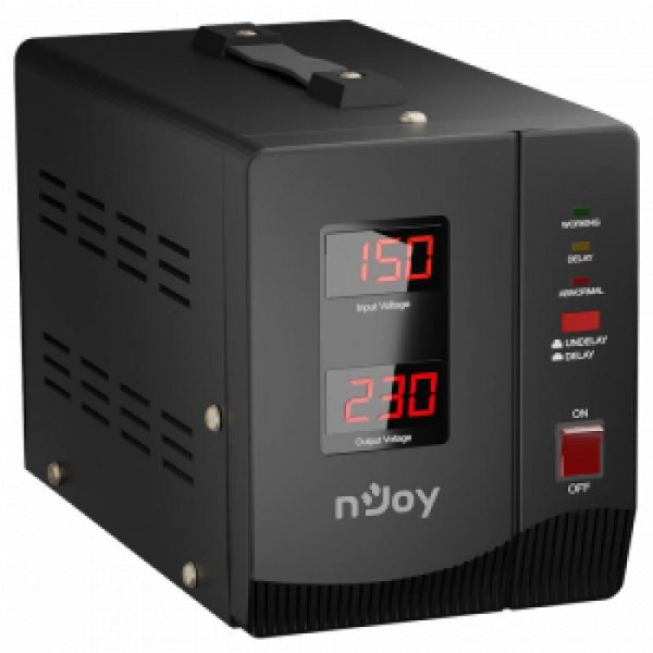 Stabilizator tensiune nJoy 2000VA Alvis, 1200W, 2x Schuko - imagine 8