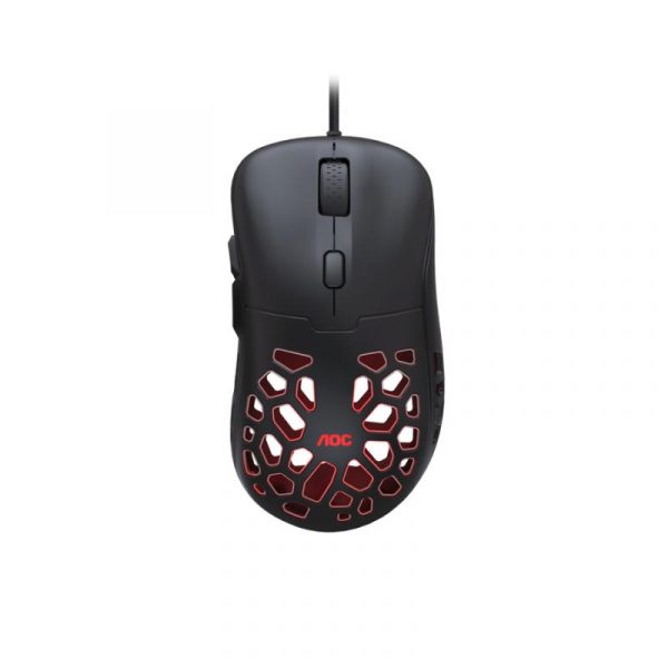 Mouse AOC GM510B, ergonomic, USB 2.0, 16000DPI, 6 butoane, RGB, - imagine 8