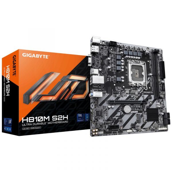 Placa de Baza GIGABYTE H810M S2H LGA1851, 2x DDR5, 1x - imagine 3