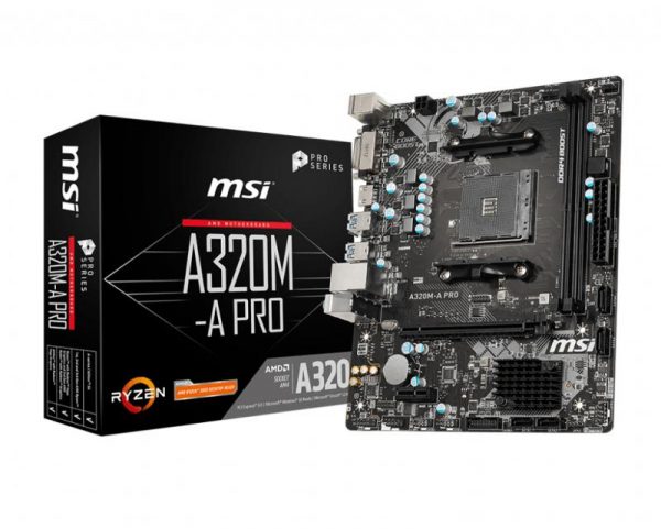 Placa de baza MSI A320M-A PRO, Socket AM4 - imagine 8