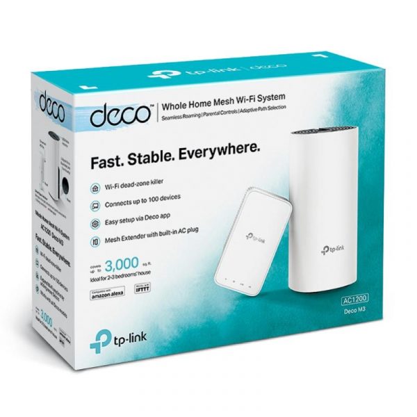 TP-Link Sistem Mesh gigabit Wi-Fi pentru întreaga casă AC1200, DECO - imagine 8