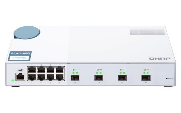 Switch QNAP M408S CPU Marvell 98DX3236, 8 porturi 1Gbps, 4 - imagine 6