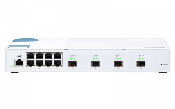 Switch QNAP M408S CPU Marvell 98DX3236, 8 porturi 1Gbps, 4 - imagine 4
