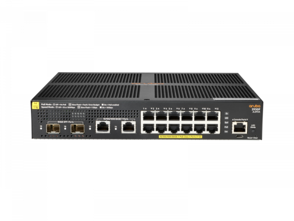 HPE Aruba Networking 2930F 12G PoE+ 2G/2SFP+ Switch - imagine 5