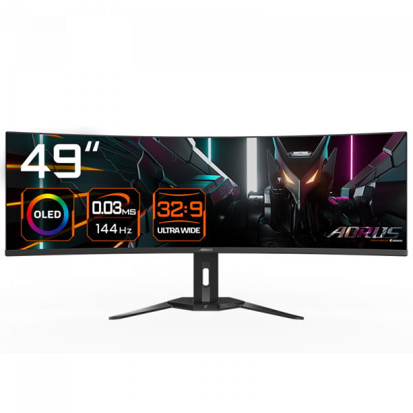 Gigabyte monitor gaming 49", display 1,196.7 x 339.2 mm, Backlight - imagine 3