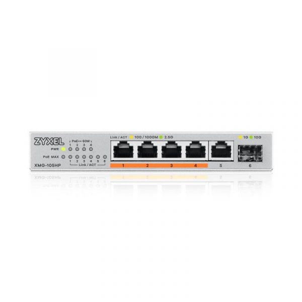 SWITCH ZYXEL XMG105H 5PORT POE  1 SPF+ - imagine 9