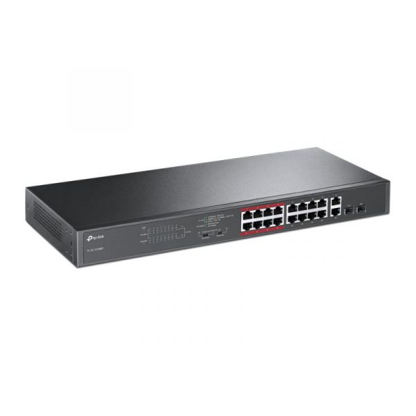Switch TP-Link TL-SL1218MP, 16 port, 10/100/1000Mbps - imagine 6