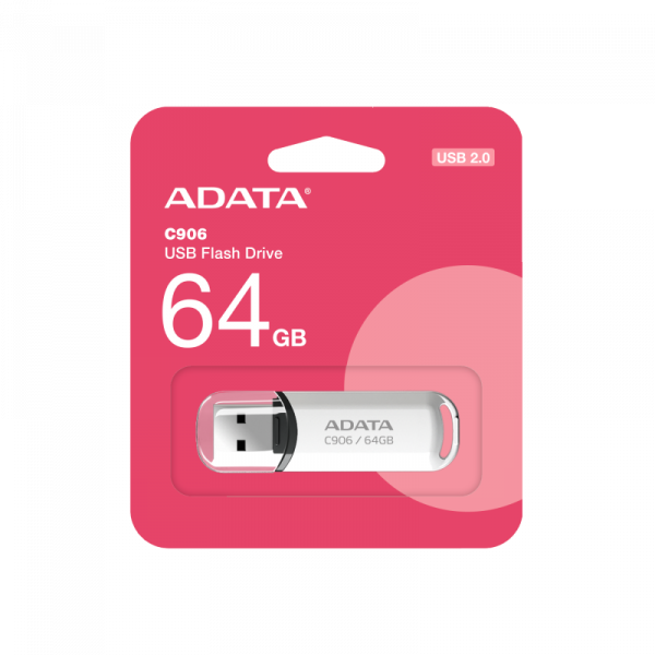 Memorie USB Flash Drive Adata C906, 64GB USB 2.0 alb - imagine 4