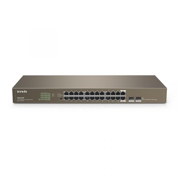 Switch TENDA TEG1024F, 24 port, 10/100/1000 Mbps - imagine 3