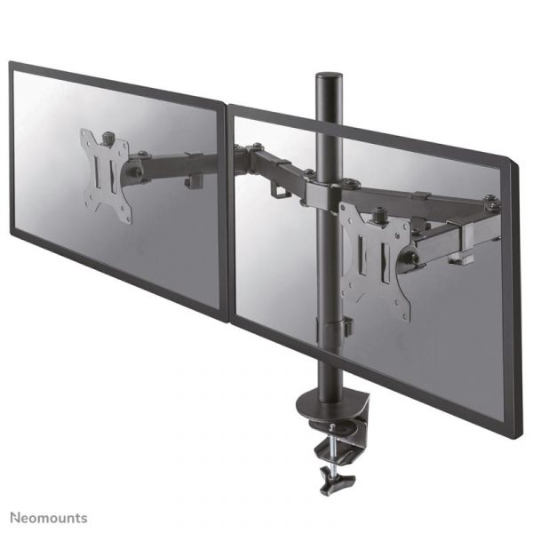 Suport Monitor de Birou Dual, Neomounts by Newstar FPMA-D550DBLACK, 10" - imagine 5