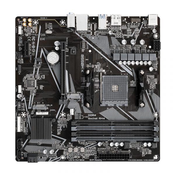 Placa de baza Gigabyte B550M K AM4 DDR4 - imagine 10