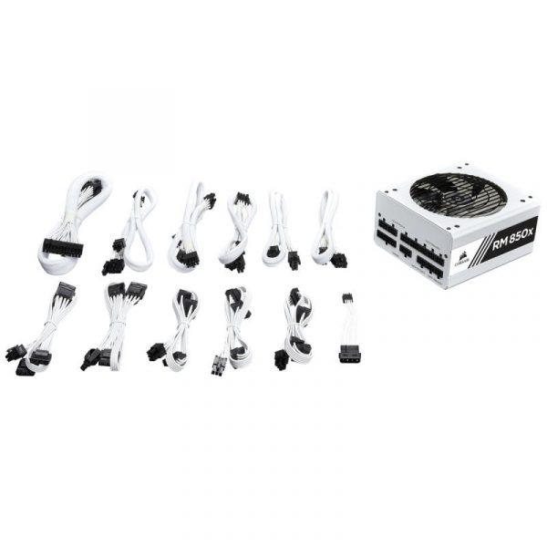 Sursa Corsair RMx White Series™ RM850x, 80 Plus ® Gold, - imagine 16