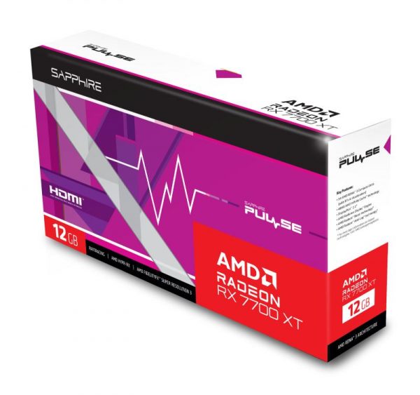 Placa video Sapphire Radeon RX 7700 XT Pulse 12GB GDDR6 - imagine 12