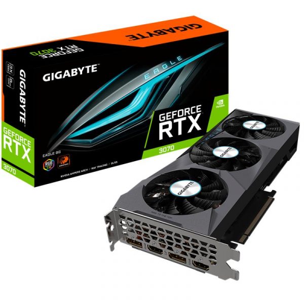 Placa video Gigabyte GeForce RTX 3070 EAGLE OC 8G 2.0 - imagine 10