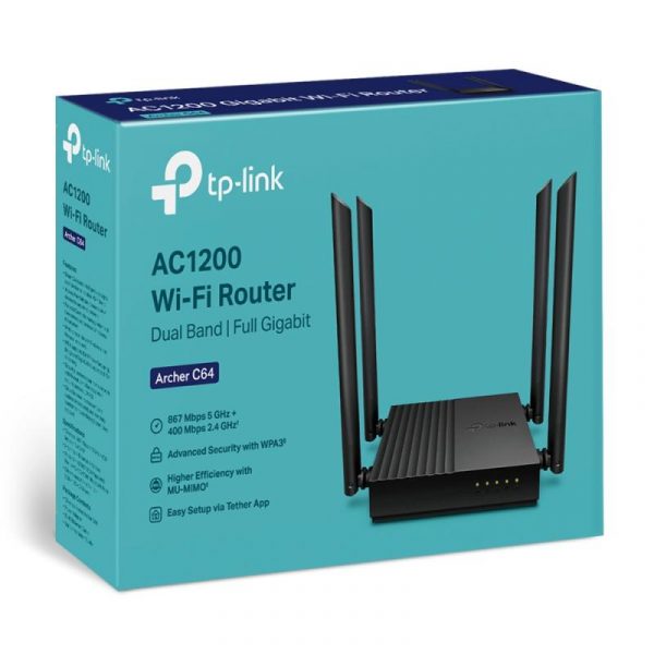 Router Wireless TP-Link ARCHER C64, standarde wireess: IEEE 802.11ac/n/a 5 - imagine 7