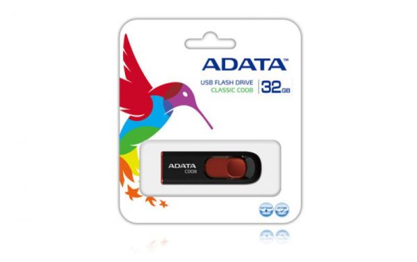Memorie USB Flash Drive Adata C008, 32GB, USB 2.0, negru - imagine 4