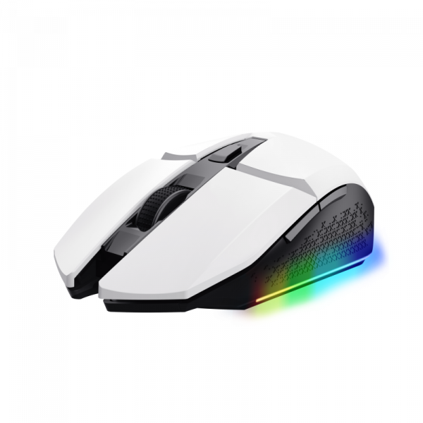Mouse Trust GXT110W Felox cu fir,  4800 DPI, alb - imagine 6