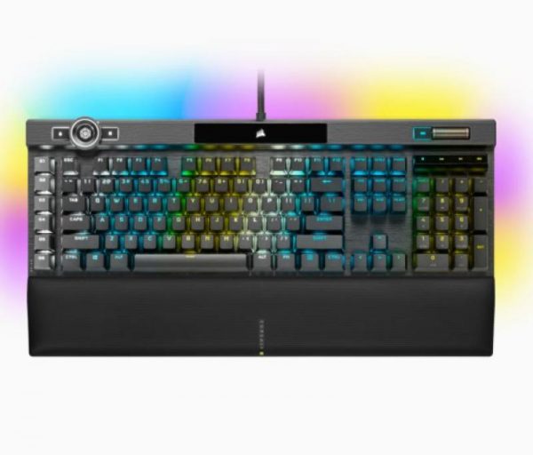 CORSAIR K100 RGB OPTICAL-MECHANICAL, negru  Full Key (NKRO) with - imagine 5