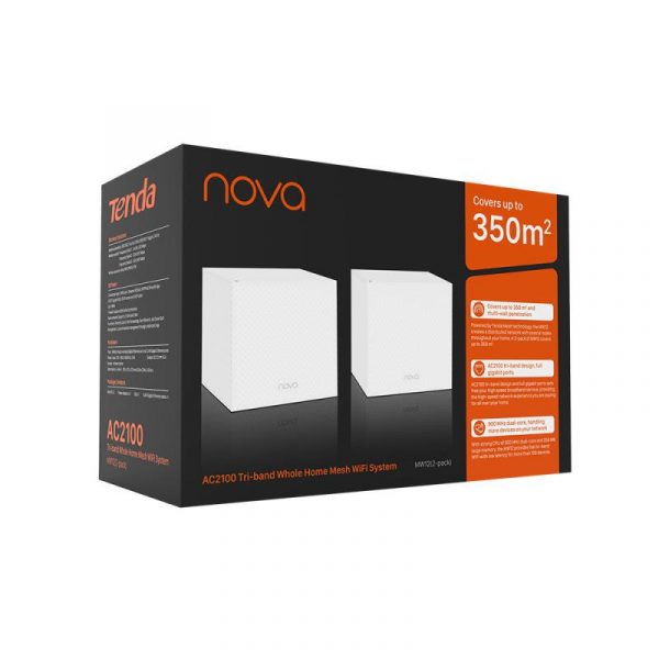 Router Wireless Tenda MW12, AC2100, Wi-Fi 5, Tri-Band, Gigabit - imagine 8