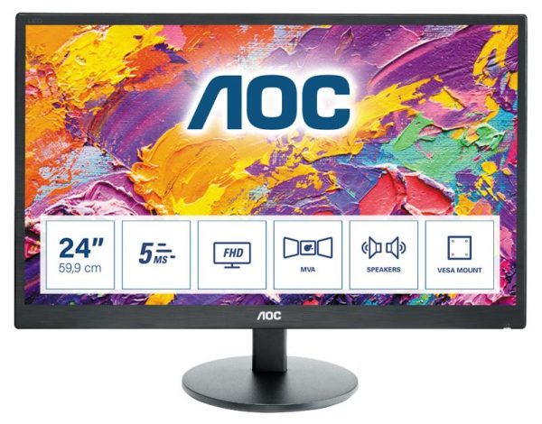 Monitor AOC 23.6" M2470SWH - imagine 5