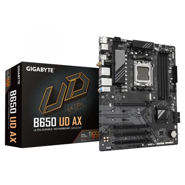 Placa de Baza GIGABYTE B650 UD AX AM5, 4x DDR5, - imagine 3